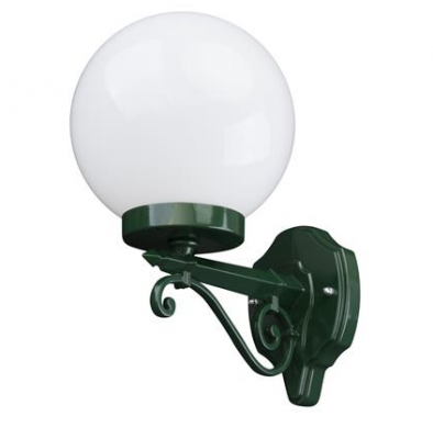 SIENA WALL BRACKET UP 250MM OPAL E27 GREEN